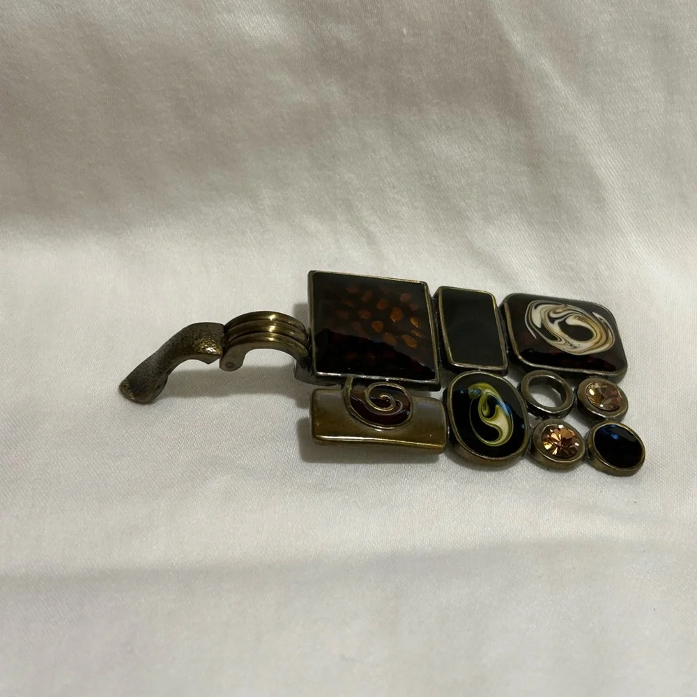 Premier Designs “Gallery” Abstract Multi-Color Pendant - Picture 2 of 4